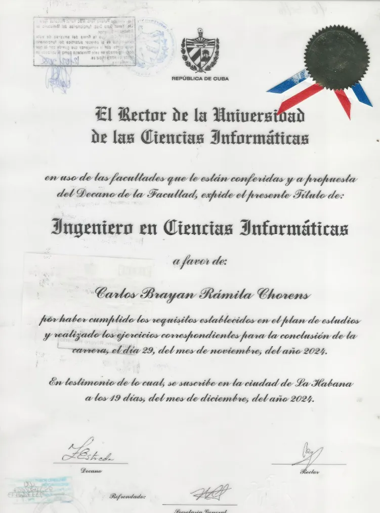 Ingeniero en Ciencias Informaticas